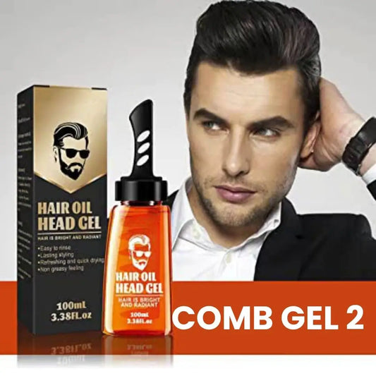 "Comb Gel 2: “¡Despídete del desorden y la rutina! Aplica gel y peina en segundos con cero residuos.”